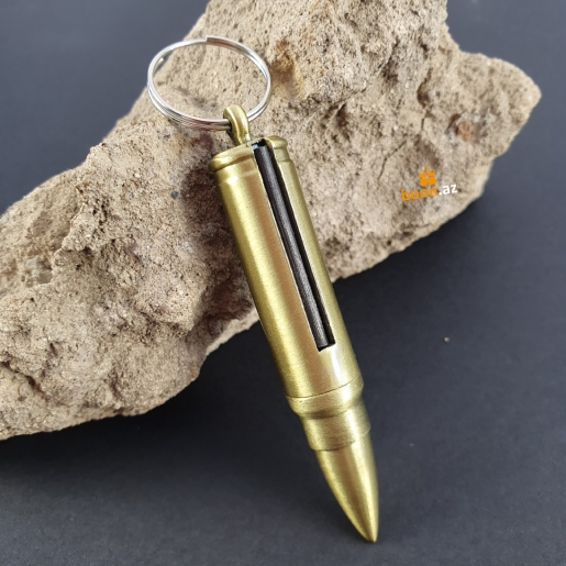 Зажигалка "Пуля" с кремнием и открывалкой