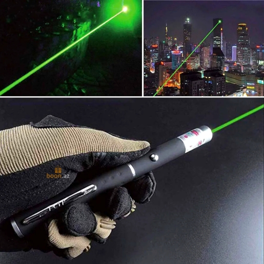 Лазерная указка в виде ручки Green laser pointer pen (1км)