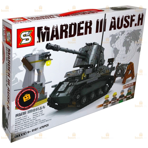 Немецкая противотанковая САУ Marder III AUSF.H