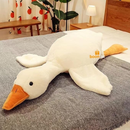 Мягкая игрушка подушка Гусь обнимусь