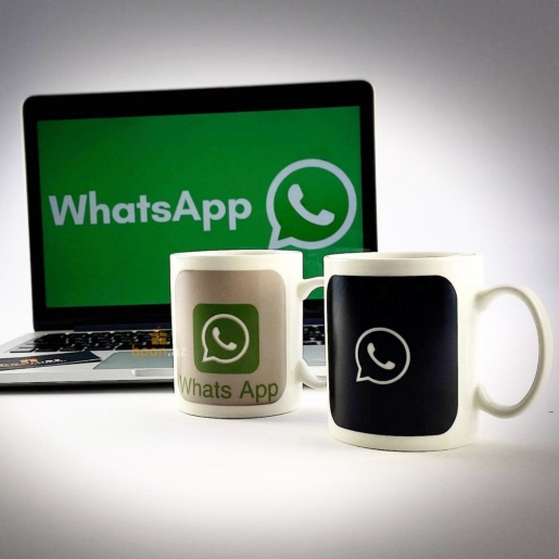 Кружка хамелеон "WhatsApp"