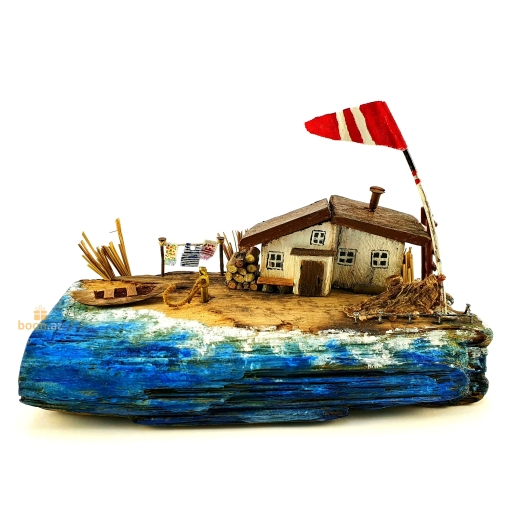 Ручная работа "Домик на берегу"