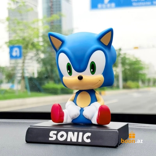 Авто фигурка Соник Sonic (качает головой)