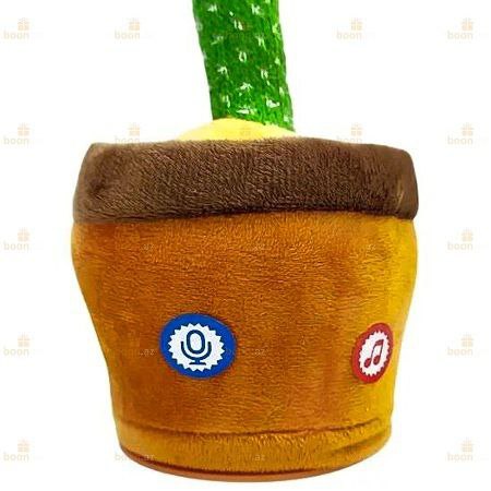 Танцующий кактус с подсветкой (60 песен)