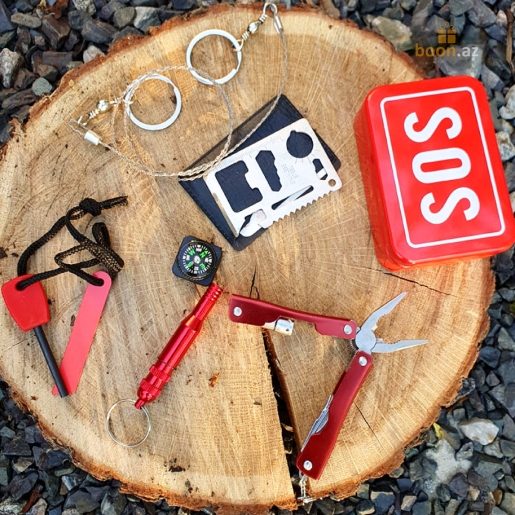 Мини "SOS" набор для выживания 