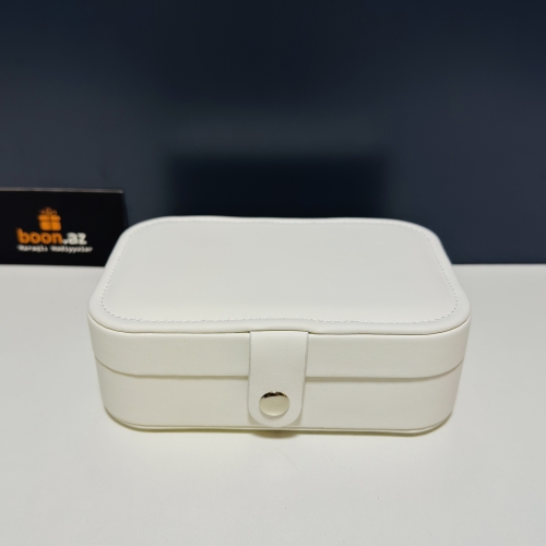 Шкатулка для украшений (16 x 11см) белый