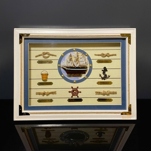 Декоративная рамка "Морские узлы"