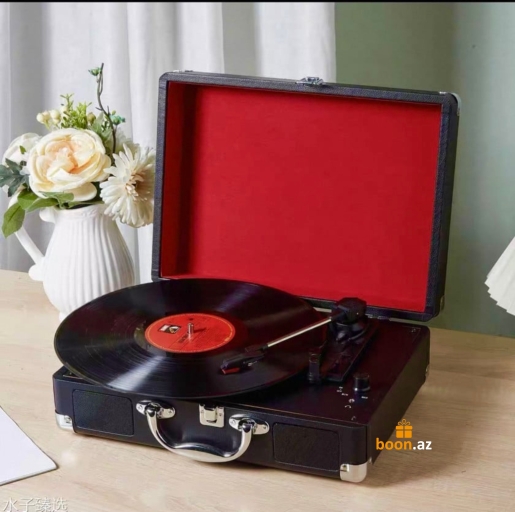 Виниловый проигрыватель с Bluetooth в чамодане