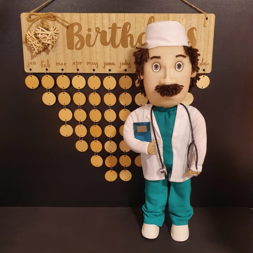 Эксклюзивная кукла "Мужик Терапевт" (ручная работа)