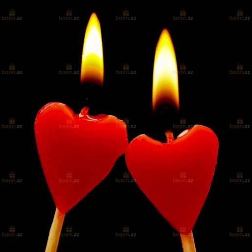 Свечки сердечки (на торт)