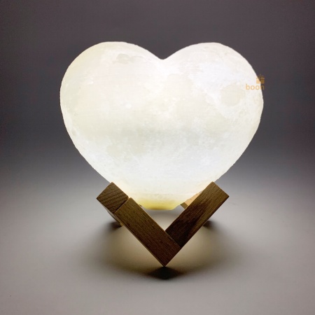 3D Ночник "Сердце" 7 цветов 21 см