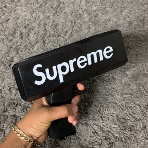 Денежный пистолет «Бабломёт Миллионера» Supreme (черный)