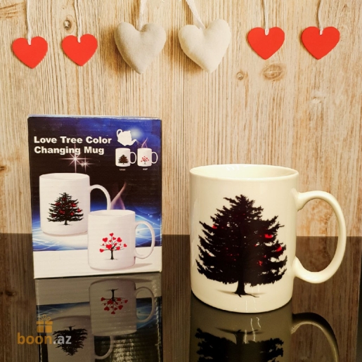 Кружка хамелеон "Дерево любви" Love tree