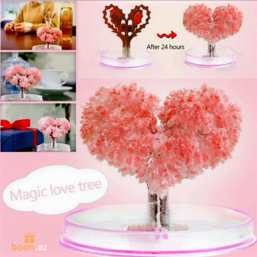 Растущие кристаллы "Дерево любви" сделай сам Magic growing love tree