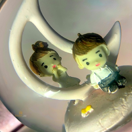 Музыкальный снежный шар с подсветкой "Happy times"