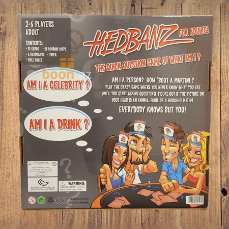 Настольная игра "Hedbanz for Adults" Угадай, кто ты? Ответ на лбу!