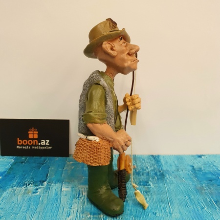 Фигурка - Забавная работа  «Рыбак» . Figure Funny work «Fisherman» .