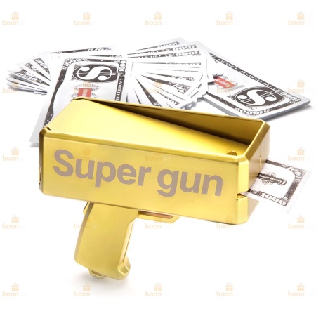 Денежный пистолет "Бабломёт Миллионера".  Toy money gun "Millionaire's Bablomet"