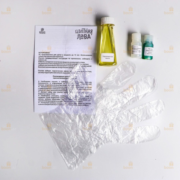 Набор для творчества «Цветная лава» (зелёная)