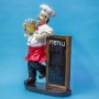 Рекламная фигура "Повар с табличкой  МЕНЮ"