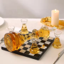 Набор для виски и вина "Chess game" на подставке (графин, 4 стакана)
