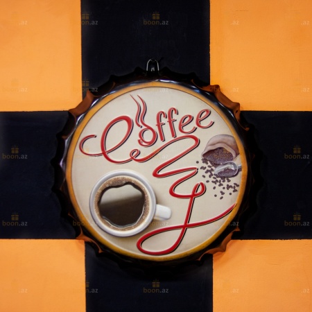 Декоративные жестяные таблички для интерьера (ретро стиль) coffe
