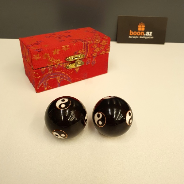 Шарики "Baoding" Инь Ян для снятия стресса 3 см