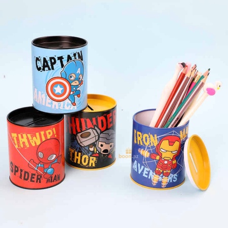 Металические копилки "Супергерои"