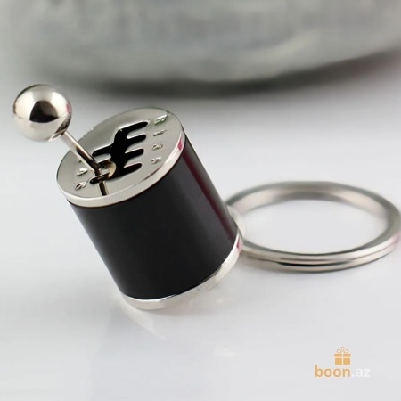 Брелок Коробка передач (черный)