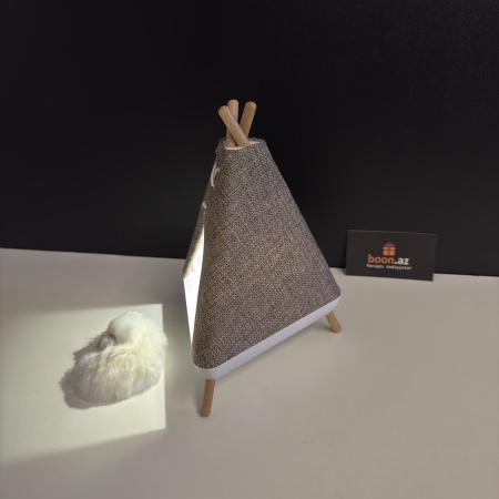 Детский ночник Котенок в палатке (Bluetooth)