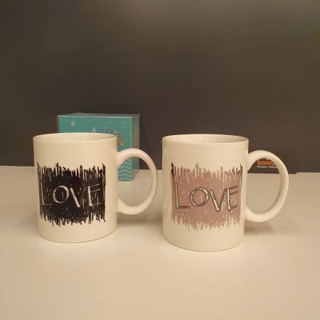 Кружка хамелеон "Love"