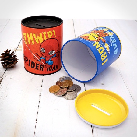 Металические копилки "Супергерои"