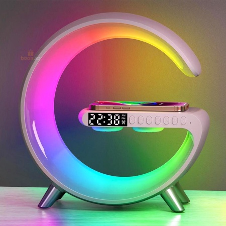 Многофункциональная колонка с беспроводной зарядкой