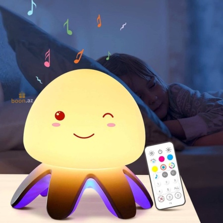 Силиконовый музыкальный ночник "Медуза"