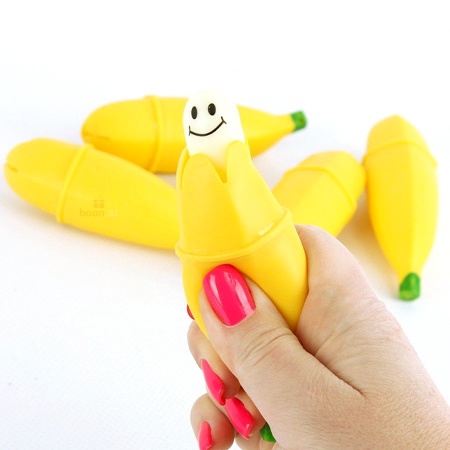 Игрушка антистресс "Банан смайлик" 
