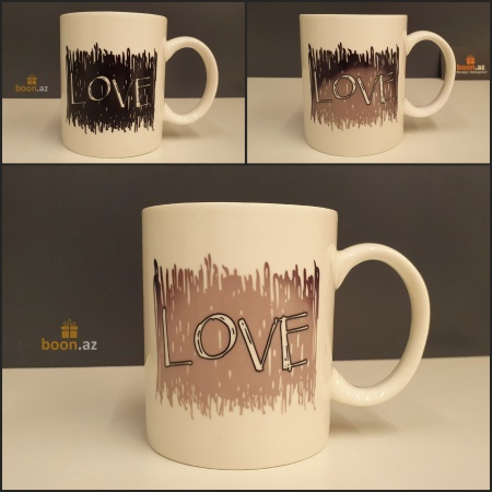 Кружка хамелеон "Love"