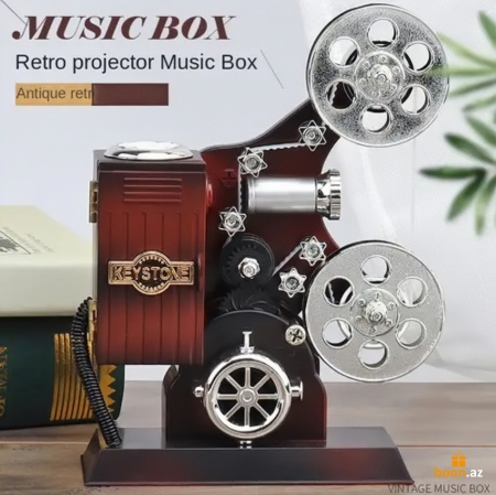 Музыкальная шкатулка в виде кинопроектора