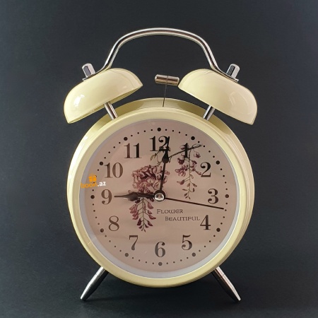 Звонкий будильник "Flowers"