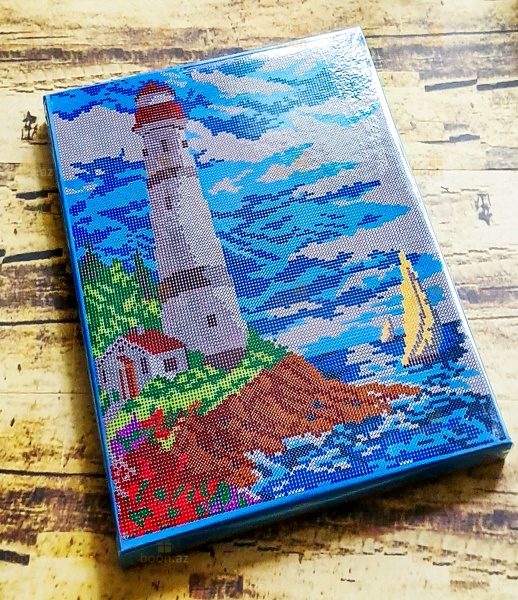 Алмазная вышивка с частичным заполнением «Маяк»  (30х40)