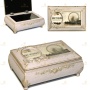 Музыкальная шкатулка с фоторамкой для украшений «Jewelry Box» (белая)