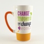 Позитивная кружка "Change thoughts and you'll change your world"