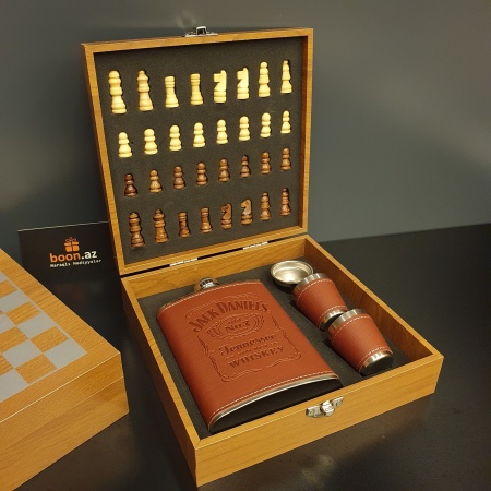Набор Фляга с Шахматами "Jack Daniels" №7