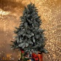 Заснеженная ёлка с шишками 140 см