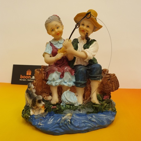 Статуэтка "На рыбалке"