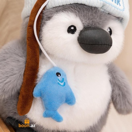 Плющевый пингвин рыбак