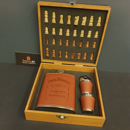 Набор Фляга с Шахматами "Jack Daniels" №7