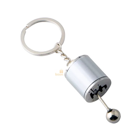 Брелок "Коробка передач" серебряный