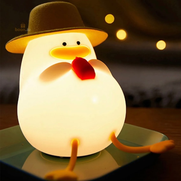 Силиконовый ночник "Утка на отдыхе"