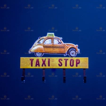 Креативная настенная вешалка «Такси»