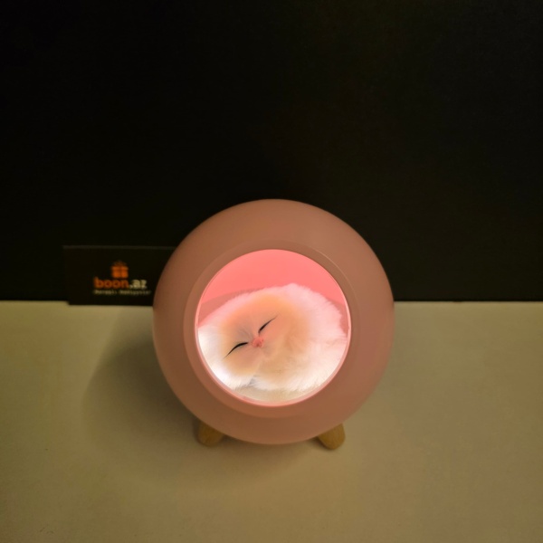 Ночник Котёнок в домике 